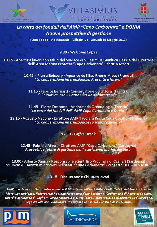 Restitution de la cartographie sous-marine de l'Aire Marine Protégée de Capo Carbonara 236